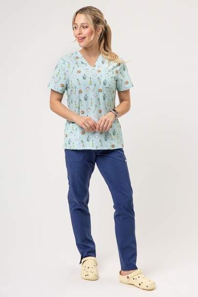 Dámská lékařská halena Sunrise Uniforms Prints Dental Friends-2