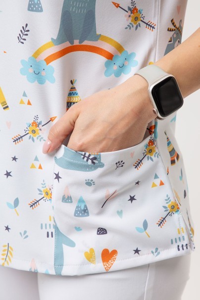 Dámská lékařská halena Sunrise Uniforms Prints Bear Camp-4