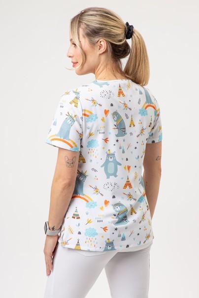 Dámská lékařská halena Sunrise Uniforms Prints Bear Camp-2