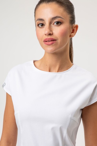 Dámské lékařské šaty Sunrise Uniforms Elite bílé-3