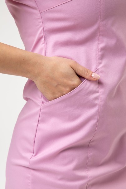 Dámské lékařské šaty Sunrise Uniforms Elite pastelově růžové-4