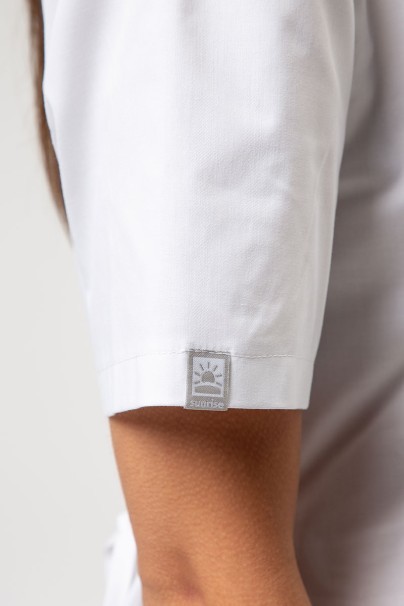 Dámské lékařské šaty Sunrise Uniforms Vital bílé-5