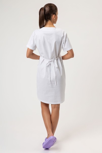 Dámské lékařské šaty Sunrise Uniforms Vital bílé-6