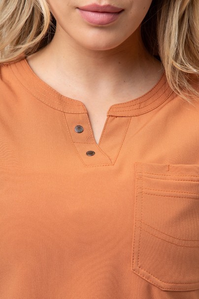 Dámská lékařská halena Dickies EDS NXT Round Neck hnědá-2