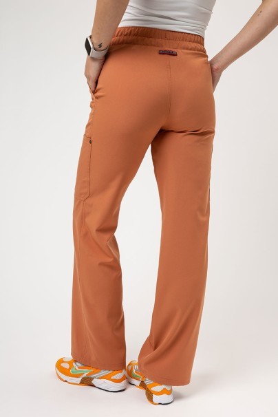 Dámské lékařské kalhoty Dickies EDS NXT Wide Leg hnědé-3