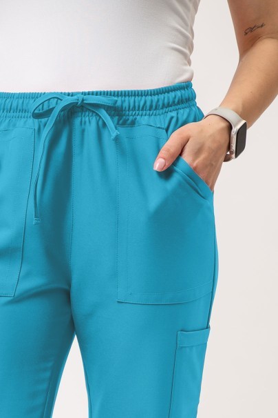 Dámské lékařské kalhoty Cherokee Ultra Cargo tyrkysové-2