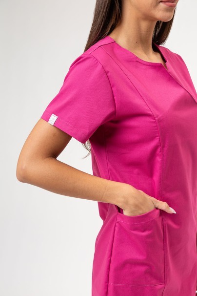 Dámské lékařské šaty Sunrise Uniforms Charm fuchsiové-3