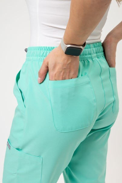 Lékařská dámská souprava Maevn Momentum (halena Double V–neck, kalhoty 6-pocket) mátová-9
