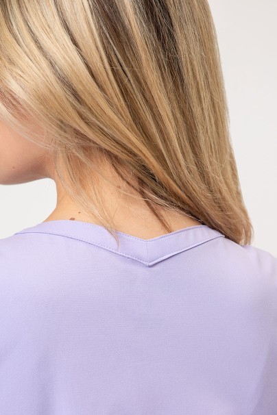 Lékařská dámská halena Maevn Momentum Double V-neck levandulová-5
