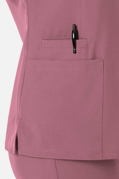 Lékařská dámská halena Maevn Momentum Double V-neck pastelově růžová-3