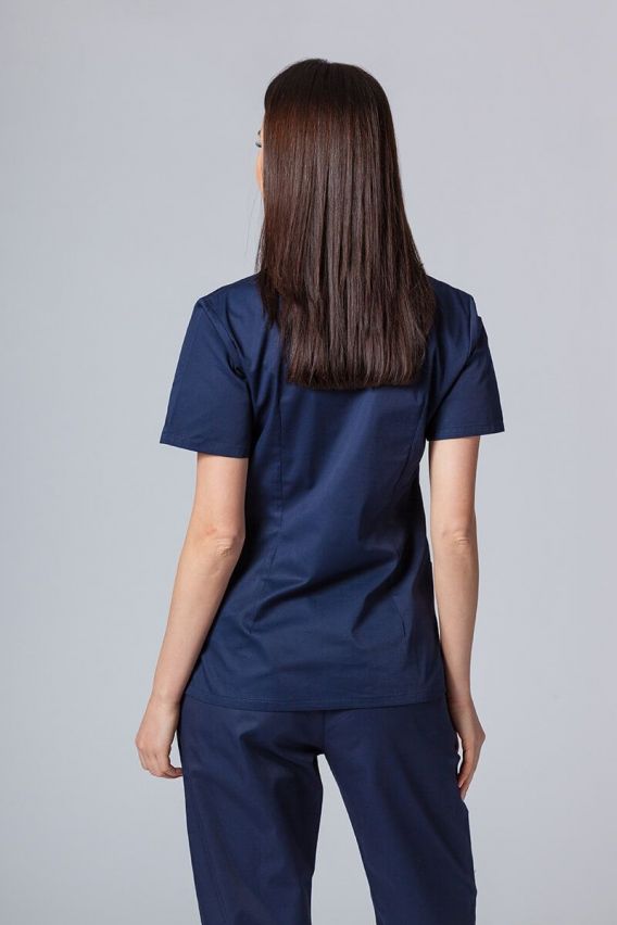 Lékařská dámská halena Sunrise Uniforms Basic Light námořnická modř-2