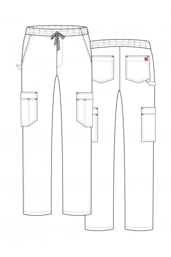 Pánské lékařské kalhoty Maevn Red Panda Cargo (6 kapes) šedé-4