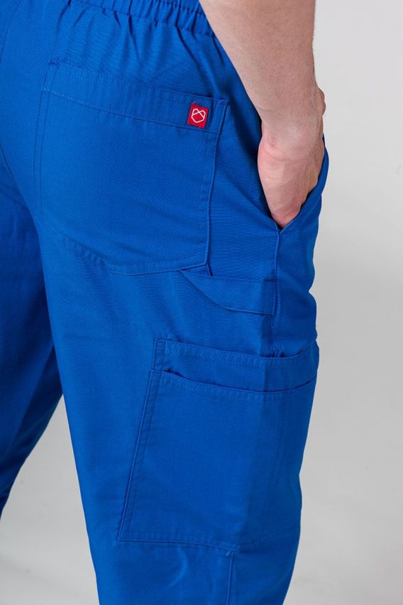 Pánské lékařské kalhoty Maevn Red Panda Cargo (6 kapes) královsky modré-4