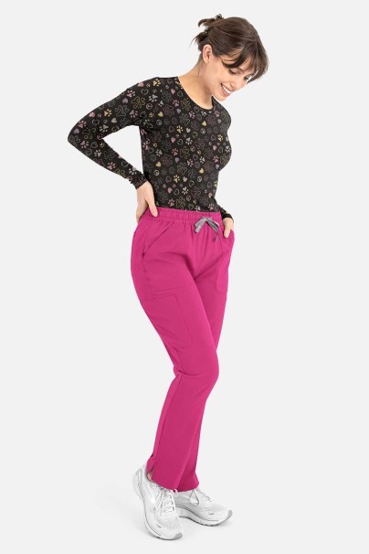 Dámské tričko s dlouhým rukávem Maevn Bestee Peace Love Paws-2