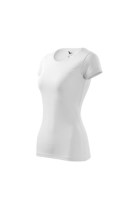 Dámské tričko Malfini Glance s krátkým rukávem bílé-4