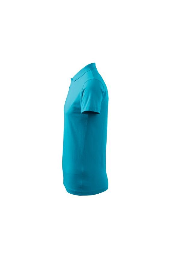 Pánské Polo Malfini Single Jersey tyrkysové-4
