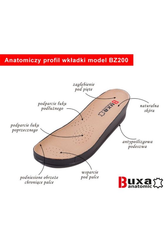 Zdravotnická obuv Buxa model Anatomic BZ210 námořnická modř-6