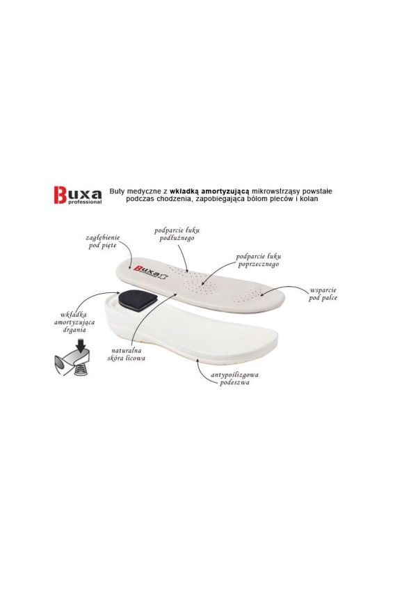 Zdravotnická obuv Buxa model professional Med11 námořnická modř-7
