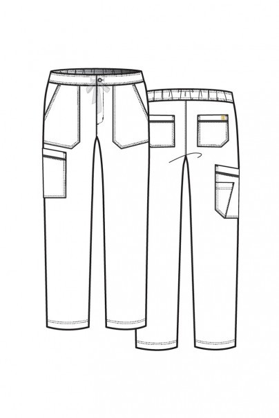 Pánské kalhoty Maevn Matrix Pro Men tmavě modrá denim-8