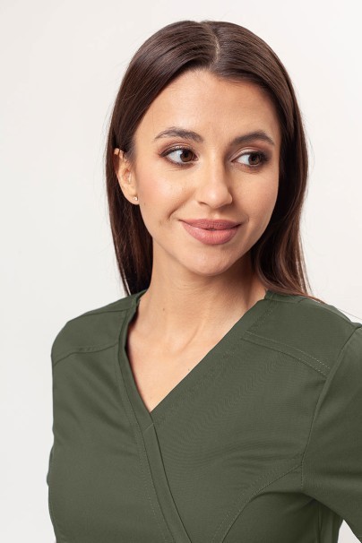 Dámská lékařská halena Cherokee Revolution Mock olivková-2