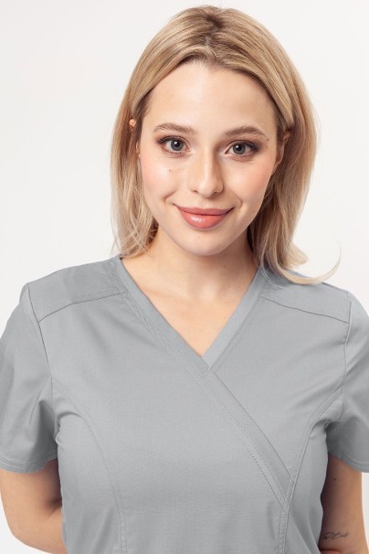 Dámská lékařská souprava Cherokee Revolution (halena Mock, kalhoty Straight) světle šedá-4