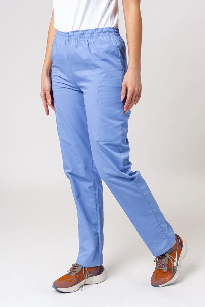 Lékařská dámská souprava Cherokee Originals (halena s výstřihem do V, kalhoty N.Rise) modrá-7