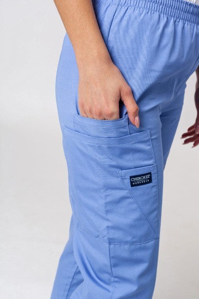 Lékařské dámské kalhoty Cherokee Originals Natural Rise modré-2