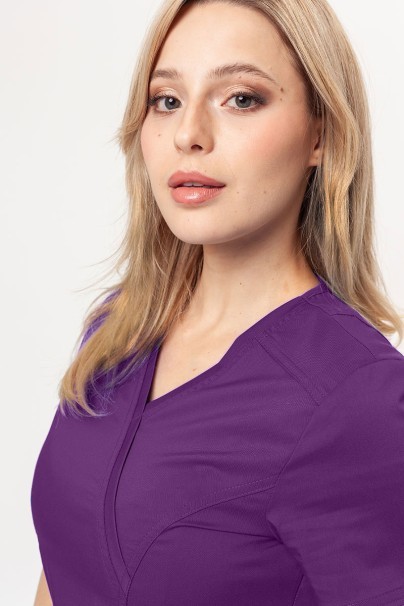 Dámská lékařská halena Cherokee Revolution Mock lilková-2