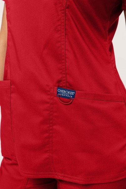 Dámská lékařská halena Cherokee Revolution Mock červená-3