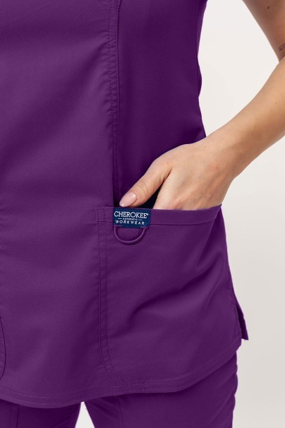 Dámská lékařská halena Cherokee Revolution Mock lilková-3