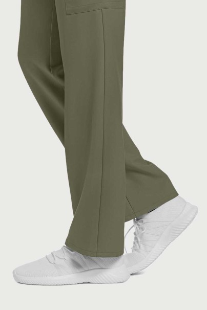 Dámské lékařské kalhoty Cherokee Ultra Cargo olivkové-4