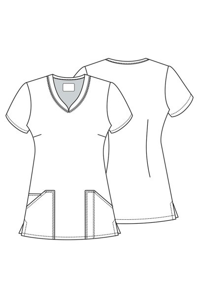 Dámská lékařská halena Cherokee Prints V-neck What The Speck-7