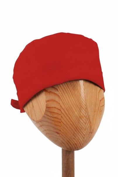 Lékařská čepice Sunrise Uniforms Fresh červená (zavinovací)