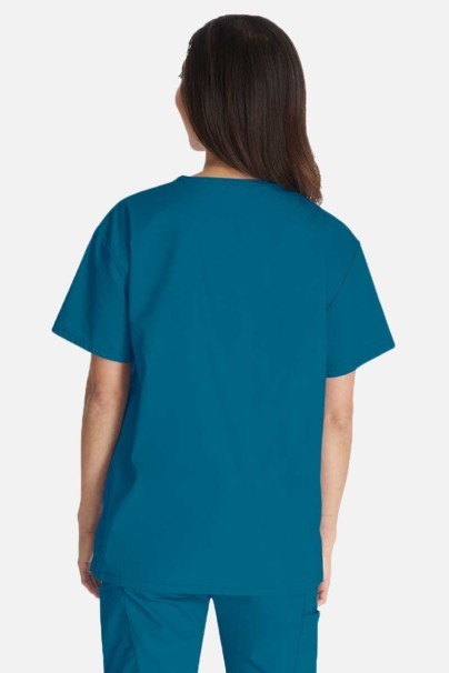 Lékařská dámská halena Dickies EDS Signature V-neck Top karaibsky modrá-2