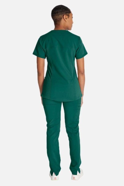 Lékařská dámská souprava Dickies Balance (halena V-neck, kalhoty Mid Rise) zelená-1