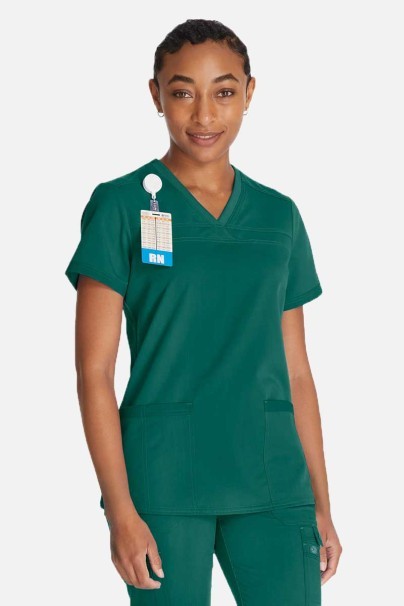 Lékařská dámská souprava Dickies Balance (halena V-neck, kalhoty Mid Rise) zelená-2