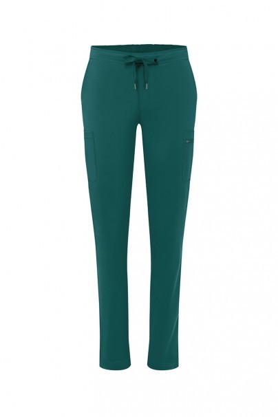 Dámské kalhoty Adar Uniforms Skinny Leg Cargo tmavě zelené-8