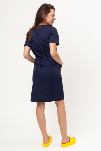 Lékařské jednoduché šaty Sunrise Uniforms námořnická modř-1