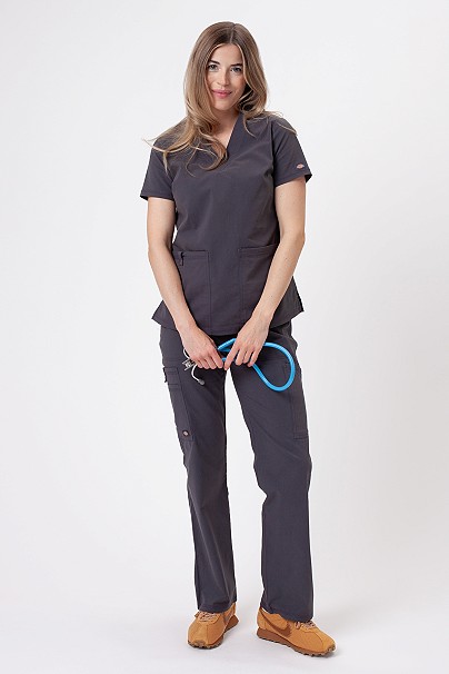 Dámská lékařská souprava Dickies Forge V-neck šedá