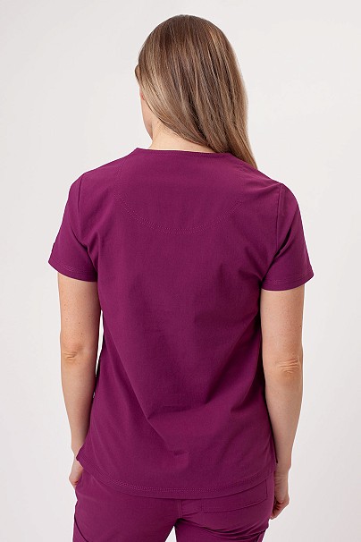 Dámská lékařská halena Dickies Forge V-neck třešňová