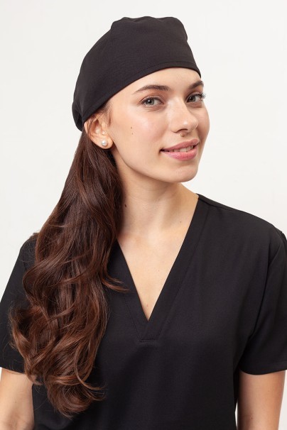 Lékařská čepice Velilla Microfiber černá-5