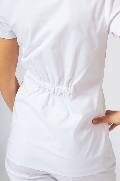 Dámská lékařská halena Sunrise Uniforms Fit (elastická), bílá-1