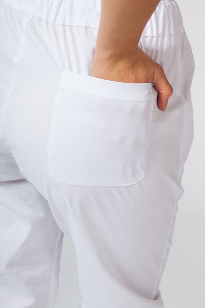 Dámské lékařské kalhoty Sunrise Uniforms Active Loose bílé-4