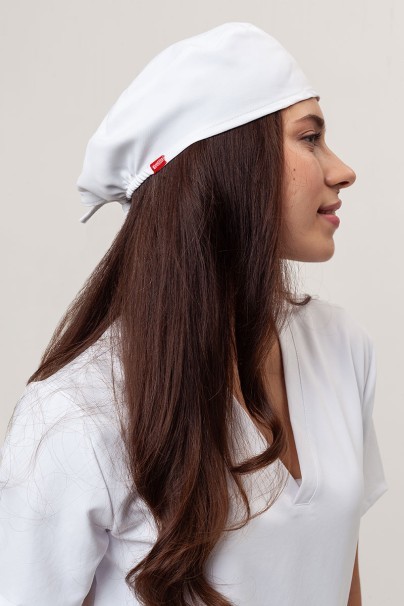 Lékařská čepice Velilla Microfiber bílá-5