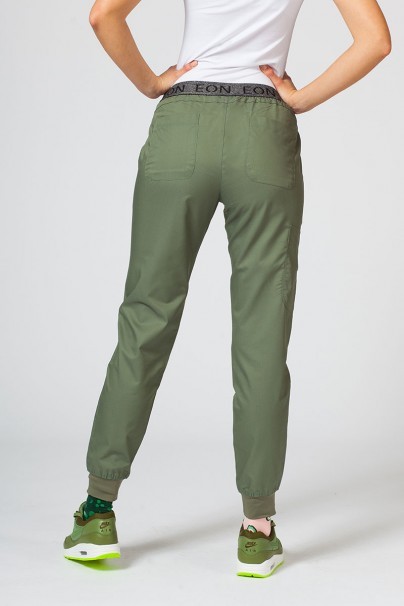 Dámské lékařské kalhoty Maevn EON Sporty & Comfy jogger olivkové-3