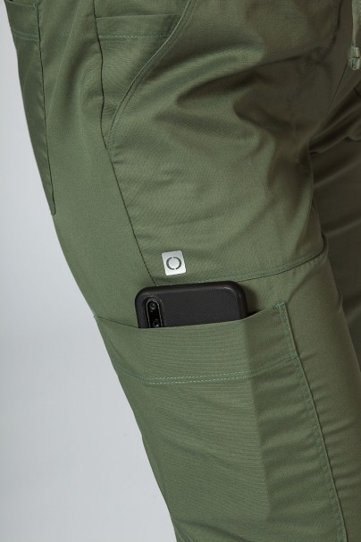 Dámské lékařské kalhoty Maevn EON Sporty & Comfy jogger olivkové-9