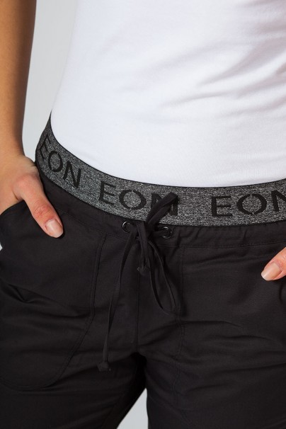 Dámské lékařské kalhoty Maevn EON Sporty & Comfy jogger černé-3