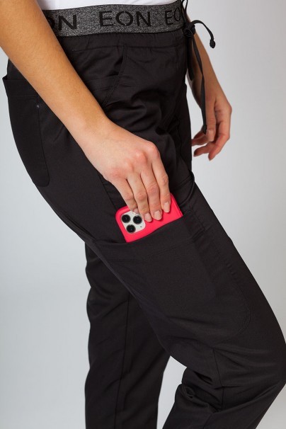 Dámské lékařské kalhoty Maevn EON Sporty & Comfy jogger černé-5