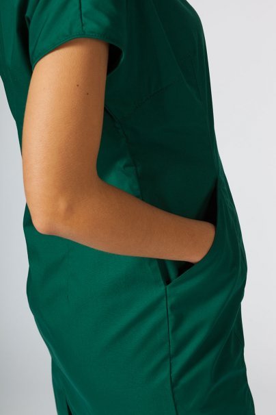 Lékařské šaty Sunrise Uniforms Elite tmavě zelená-4
