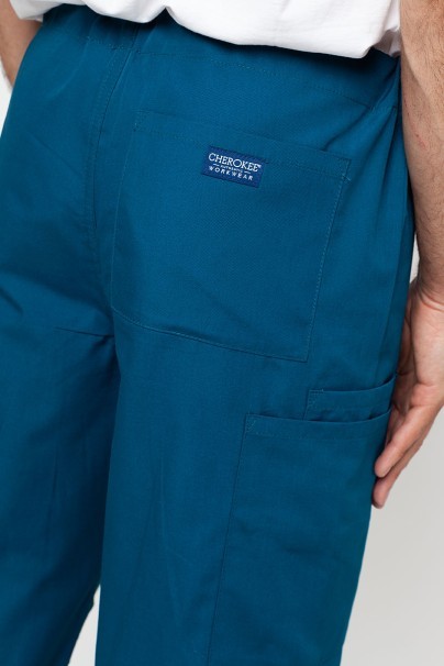 Pánské lékařské kalhoty Cherokee Originals Cargo Men karaibsky modré-4